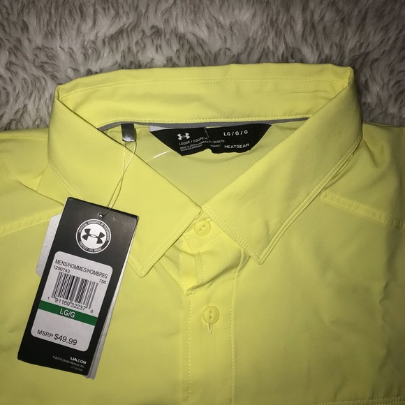 Under Armour button down shorts sleeve L & 3XL - Picture 4 of 8